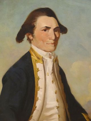 Large 20th Century Portrait Captain James Cook (1728 - 1779) British Royal Navy 5