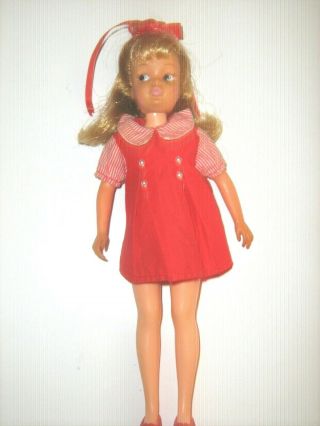 Vintage Tammy Little Sister Pepper Doll Dress & Shoes