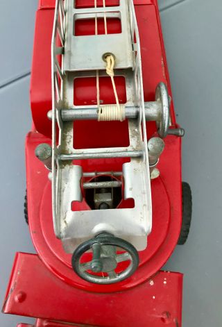 Vintage 1950 ' s Tonka Hook and Ladder MFD Fire Engine Truck No.  5 7