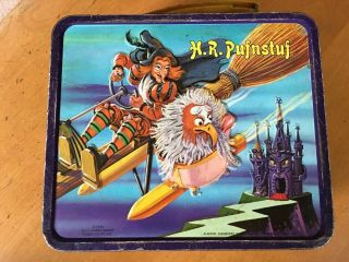 Vintage 1970 Sid & Marty Krofft H.  R.  Pufnstuf Aladdin lunchbox & thermos 2