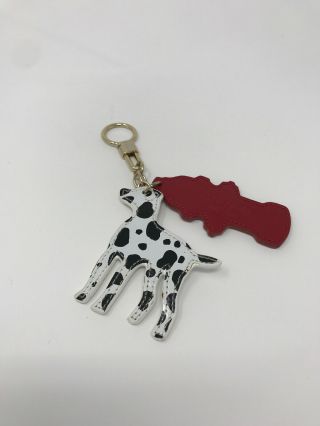Kate Spade Vintage ‘spot On’ Dalmatian Key - Chain Bag Charm