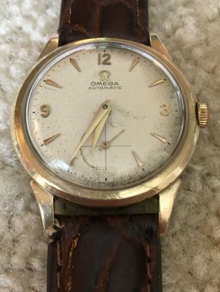 Omega Mens Watch - Automatic - Vintage - 490 Movement - Swiss - 17 Jewels - 10k Gf - Runs Well