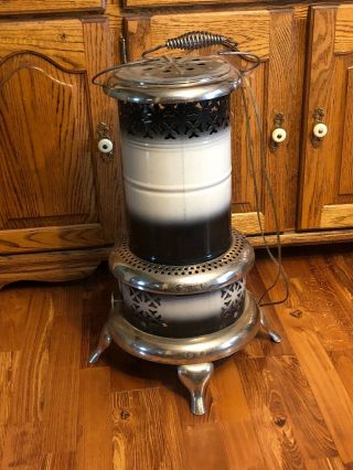 Antique Converted Perfection Smokeless Oil Heater 525M1 1940 ' s 2