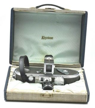 Vintage Keystone 16mm A - 15 Newport Deluxe Movie Camera & Case