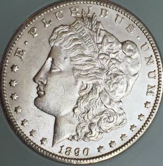 Rare Ms Bu Unc 1890 Cc Morgan Silver Dollar Carson City Nr $1 Key Date