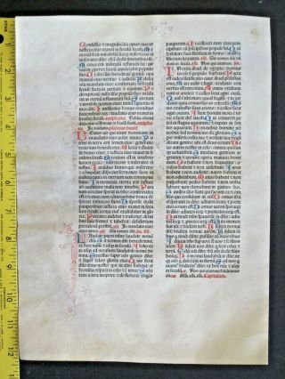 Extremely rare incunabula Breviary lf.  on vellum,  Jenson,  1478,  handc.  deco initials 3