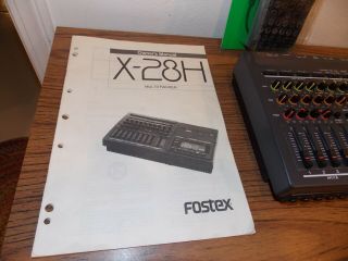 Vintage Fostex X - 28H High Speed Multitracker 4 - Track Cassette Recorder 3