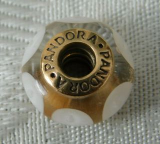 Vintage 14ct 585 Gold Pandora Glass Charm