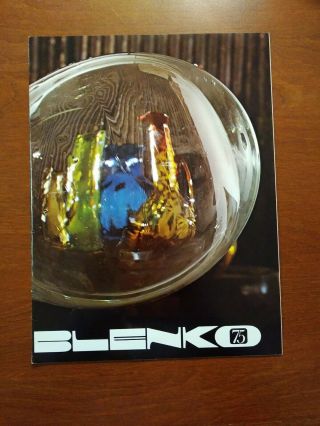THREE AND VINTAGE (1973,  1974 & 1975) BLENKO CATALOGS WITH PRICE LISTS 7