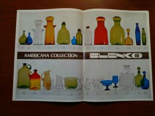 THREE AND VINTAGE (1973,  1974 & 1975) BLENKO CATALOGS WITH PRICE LISTS 8