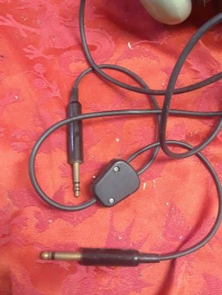 Vtg rare David Clark H10 - 40 Aviation Headset Mic Dual Plug ham radio 2