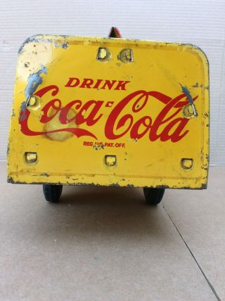 Marx Coca Cola Truck,  Vintage Pressed Steel Coca Cola Delivery Truck 5