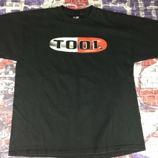 1999 Tool Graphic Tee Xl Black Mens On A Pill Brain Vintage Giant T Shirt Rare