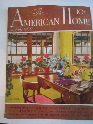 12 Vintage The American Home Magazines - 1936 - 1939 - Box Aaaa