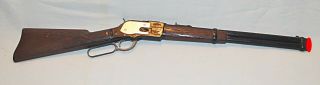1960s Vintage Mattel Shootin Shell Winchester Cap Gun Rifle