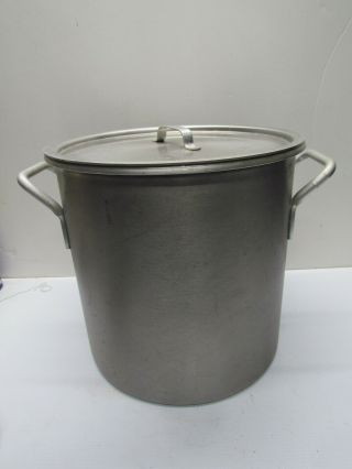 Vintage Wear - Ever Aluminum 24 Quart 4306 Crab Boil Stock Pot W/lid