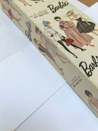 Vintage Barbie Bubble Cut Japanese Exclusive Dressed Box Drum Majorette Box Only 11