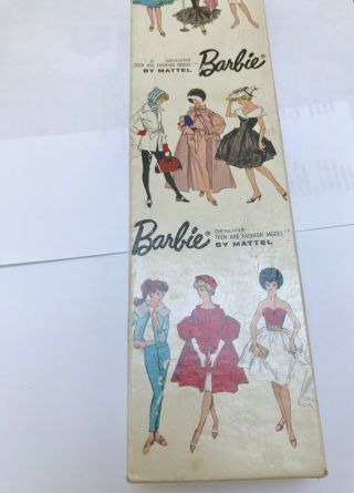 Vintage Barbie Bubble Cut Japanese Exclusive Dressed Box Drum Majorette Box Only 4