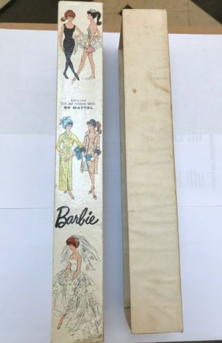 Vintage Barbie Bubble Cut Japanese Exclusive Dressed Box Drum Majorette Box Only 7
