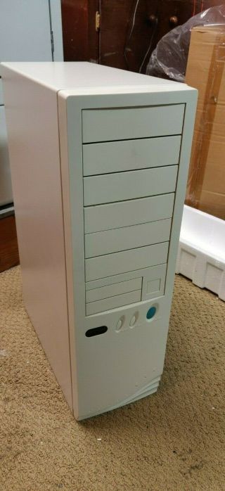 Nos Full Tower Vintage At Pc Computer Case With At Psu