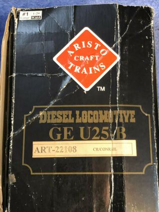 Aristo - Craft ART - 22108 G.  E.  U25B Conrail 2570 Locomotive G - Scale Rare 11