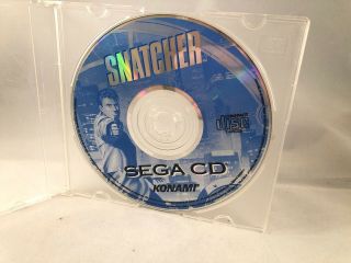 Snatcher Sega Cd Disc Only.  Rare Konami Cyberpunk Adventure