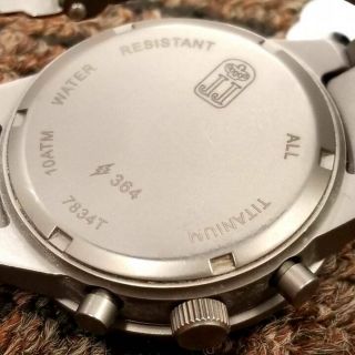 Jules Jurgensen Watch / Chronograph Titanium 100 meters Vintage 4