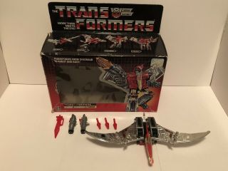 Vintage Transformers G1 Swoop 100 Complete.