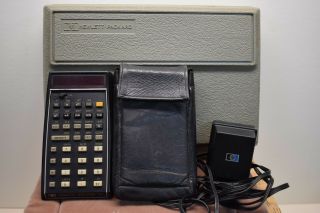 VINTAGE HP45 SCIENTIFIC CALCULATOR MADE IN USA WITH AC ADAPTER MADE IN SINGAPORE 5