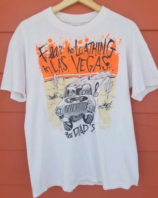 Vintage Fear And Loathing In Las Vegas T - Shirt Single Stitch Men 