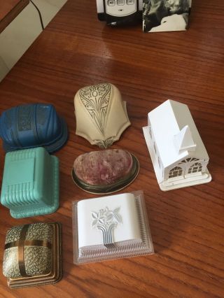 Vintage Ring Boxes,  Seven Vintage Ring Boxes.  All Is Good Conditio