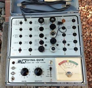 Vintage B&k Dyna Quik Model 500 Vacuum Tube Tester Mutual Conductance