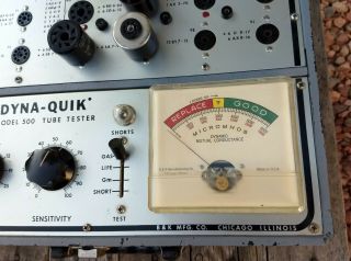 Vintage B&K Dyna Quik Model 500 Vacuum Tube Tester Mutual Conductance 3