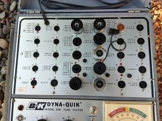 Vintage B&K Dyna Quik Model 500 Vacuum Tube Tester Mutual Conductance 4