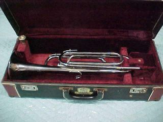 Vintage Ludwig/holton Nickel Drum & Bugle Corp G/d Soprano Bugle,  5