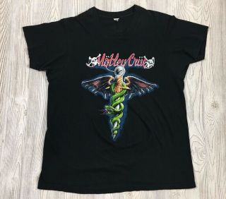 Vintage Motley Crue 1989 Dr Feelgood Tour T - Shirt Size Xl
