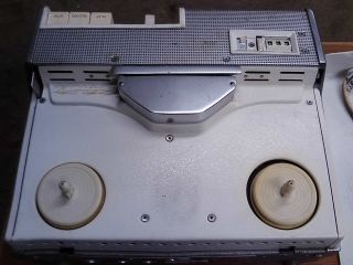 Vintage WOLLENSAK T - 1515 Reel to Reel Stereo Tape Recorder Player w/ Microphone 5