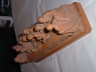 Vintage Hand Carved Wood VERY Detailed Jesus Last Supper Brienz Switzerland 4
