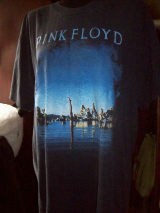 Vintage Pink Floyd Wish You Were Here Tour T - Shirt 1996 Black Xl Isr Underworld
