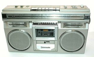 Vintage Panasonic Rx - 5110 Ghetto Blaster Portable Boombox Single Cassette Deck