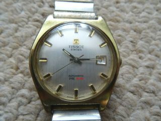 Vintage Tissot Automatic Pr 516 Mens Date Wrist Watch,  In Order