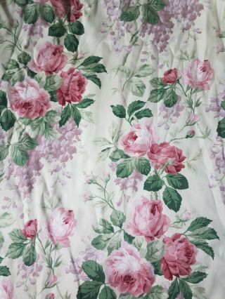 Huge Vintage I/lined Colefax & Fowler Country House Curtains 96 " L X 180 " W Ea