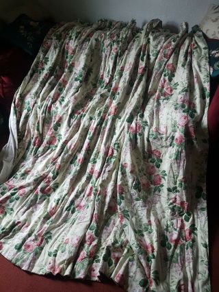 HUGE Vintage I/lined COLEFAX & FOWLER Country House Curtains 96 