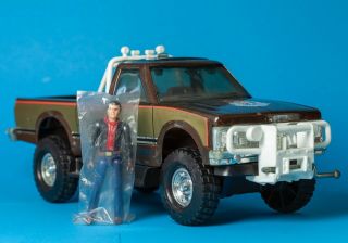 Vintage Ertl The Fall Guy 1/16 Gmc Metal Truck With Colt Seavers Figure