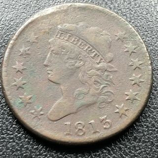 1813 Classic Head Large Cent 1c One Rare Higher Grade Xf Details 17721