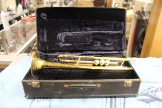 Vintage Conn Trumpet With Case,  1missing Mouthpiece