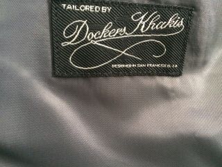 Vintage Dockers Blackwatch Tartan Plaid 100 Wool Sport Coat USA 42R 5