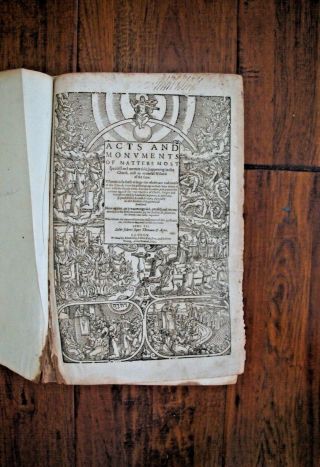 1632 John Fox Acts And Monuments / Martyrology - Rare Folio - Reformation