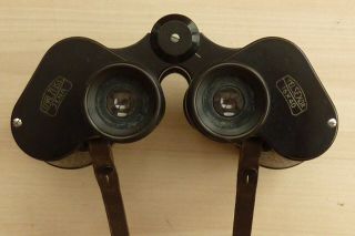 Vintage Carl Zeiss Jena Telsexar 16x40 Binoculars With Maker Marked Black Case 3