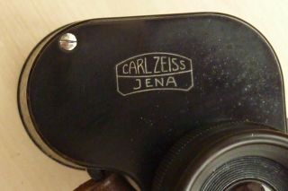 Vintage Carl Zeiss Jena Telsexar 16x40 Binoculars With Maker Marked Black Case 5